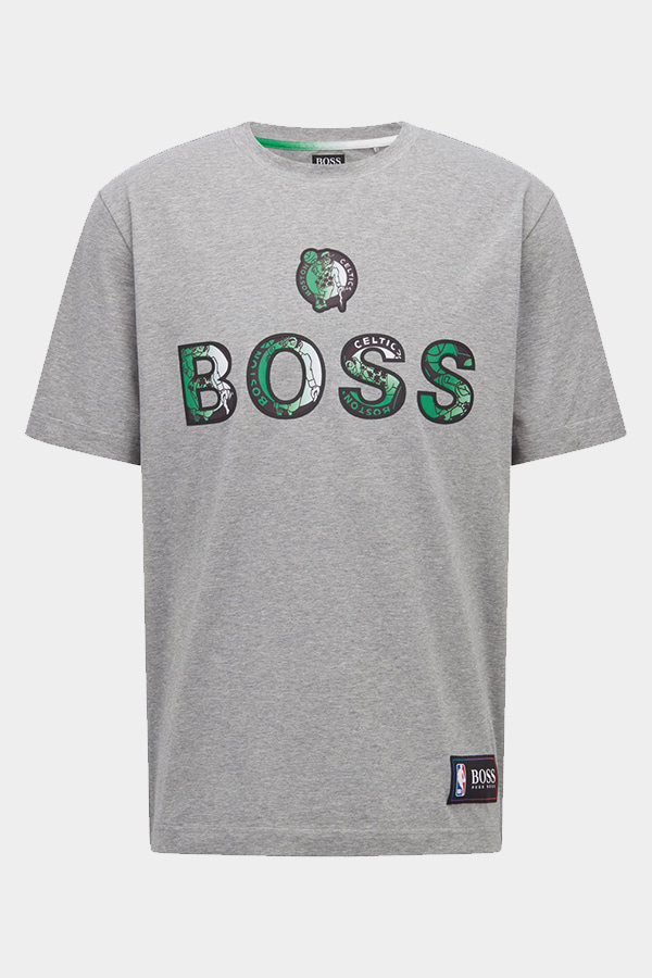 ΜΠΛΟΥΖΑ BOSS x NBA - 045 ΓΚΡΙ